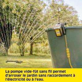 Karcher BP 2.000-18 Bomba bidón a batería, ideal para regar jardín y huerto (sin batería ni cargador) Karcher BP 2.000-18 Bomba bidón a batería, ideal para regar jardín y huerto (sin batería ni cargador)