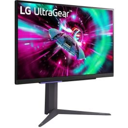 LG 27GR93U-B Monitor Gaming UltraGear 27" 4K UHD IPS 1ms 144Hz G-Sync FreeSync HDMI DP USB Pivot Negro
