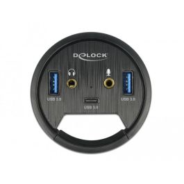 DELOCK 3 Port Tisch-Hub 1x USB Type-C und 2x USB Typ-A + HD-Audio Ports Precio: 52.89000024. SKU: B1G46JRF3F