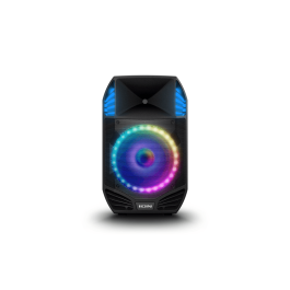 ION Total PA Prime Sistema de Sonido Biamplificado 500W con Bluetooth 5.0, Luces Multicolor y Ruedas