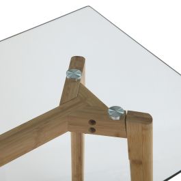 Escritorio Nanga Versa 50x75x100 cm - Bambú y Cristal Templado Escritorio Nanga Versa 50x75x100 cm - Bambú y Cristal Templado