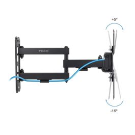 TOOQ SOPORTE PARED PANTALLAS 13-43" GIRA/INCLI NEGRO