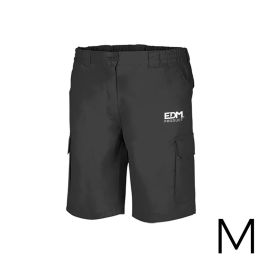 Edm Bermuda Merchandising Negra Talla M Serigrafiada - 65% Poliéster, 35% Algodón