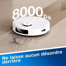 Aspiradora robot ECOVACS DEEBOT N20 PLUS, tecnología PureCyclone con depósito de polvo sin consumibles, 8000 Pa Aspiradora robot ECOVACS DEEBOT N20 PLUS, tecnología PureCyclone con depósito de polvo sin consumibles, 8000 Pa
