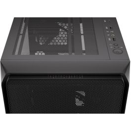 ENDORFY EY2A010 ARX 500 Air TG Black - Caja PC Midi Tower Gaming con Panel y Ventana Lateral de Vidrio Templado