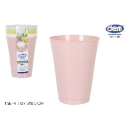 Set de 4 vasos PP Pastel de la marca Dem (24 Cajas) Precio: 18.49999976. SKU: B174639F44