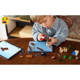 Lego Juego de Construcción Minecraft El Viaje en el Barco Pirata, Set de Construcción para Edad 8+ años