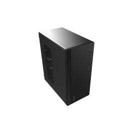 MSI PRO SHIELD M100P Caja de Ordenador Gaming Torre Midi, Negro, Micro-ATX/Mini-ITX, Hasta 275mm GPU, 4 Bahías Almacenamiento, USB 3.2, Sin Fuente