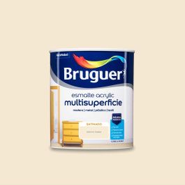 Bruguer Esmalte Acrílico Multisuperficie Blanco Hueso Satinado 750 ml Interior/Exterior Precio: 21.6900002. SKU: S7902842