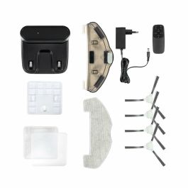 Livoo DOH145 WASH'UP Robot Aspirador Conectado 1000 Pa 70 min con 2 Depósitos Negro