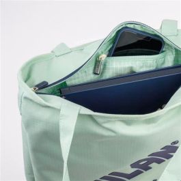 Bolsa Con Asas Milan Tote Bag Dos Cremalleras Serie 1918 Color Verde 380x360x65 mm