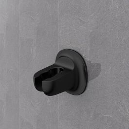Wenko Soporte Cabezal Ducha Liberta Negro 25467100