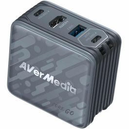 Avermedia GC313 Cargador GaN 100W con Salida HDMI 4K Negro Avermedia GC313 Cargador GaN 100W con Salida HDMI 4K Negro