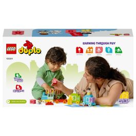 Lego Tren de los Números 10954, Juego de Construcción Educativo para Aprender a Contar, a Partir de 18 Meses, 23 Piezas