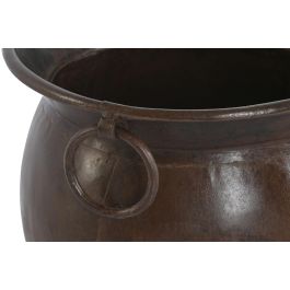 DKD Home Decor Ánfora Decorativa de Hierro Marrón Patinada con Efecto Óxido, Colección Anforas 24 Item Home, 46x46x44 cm DKD Home Decor Ánfora Decorativa de Hierro Marrón Patinada con Efecto Óxido, Colección Anforas 24 Item Home, 46x46x44 cm