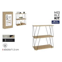 Inde Estanteria 3 Niveles Metal-Madera Black Moblekit 60x30x71.2 cm Precio: 70.41999987. SKU: B1CMSLL48W