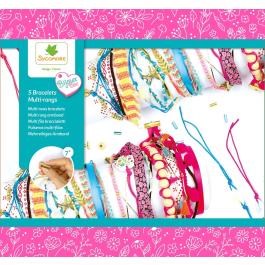 Sycomore Pulseras Multi Row Modelo Grande para Niños y Niñas a partir de 7 años Manualidades Creativas