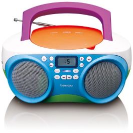 Lenco SCD-41 Radio Portátil FM PLL USB LCD 13W con MP3 y Agarradera para fácil transporte