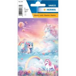HERMA Etiquetas Escolares Vario Happy Unicornios Precio: 12.89000053. SKU: B1C335CZ82