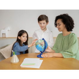 Liderpapel Globo Terraqueo con Luz Físico y Político Diámetro 20 cm