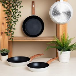 Quid Sartén de Aluminio Forjado Cocco 20 cm - Antiadherente 2 Capas, Apto Inducción y Todo Tipo de Cocinas, Mango Soft Touch