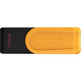 Kingston DTXS/512GB Pendrive DataTraveler Exodia S 512GB Amarillo USB 3.2 Gen 1 Almacenamiento Portátil con Tapón Giratorio