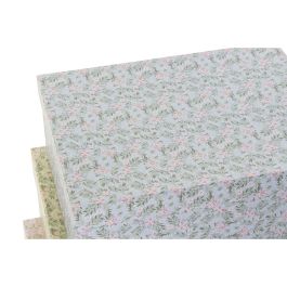 Caja Shabby DKD Home Decor Rosa Amarillo 33.5 x 15.5 x 43.5 cm Set de 10