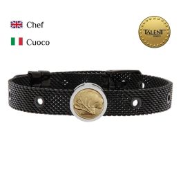 Pulsera Unisex Chef Talent Jewels TJA-3-05-01-2-235 Negro