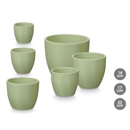 Set 3 Macetas Abombada 14 17 22Cm Menta Mate Ibergarden Set 3 Macetas Abombada 14 17 22Cm Menta Mate Ibergarden Precio: 15.49999957. SKU: B12PQSF5SF
