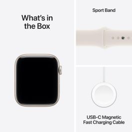 Apple Watch SE 3 Cellular Aluminio 44mm Polarstern (Sportarmband Polarstern) M/L