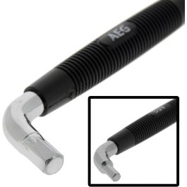 Llave de Drenaje Doble Hexagonal 8 y 12 mm con Mango Ergonómico de Goma Antideslizante
