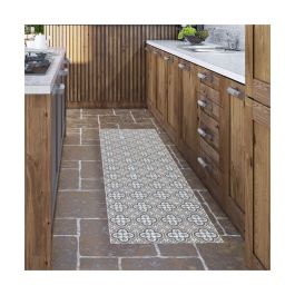 Croma Collection Alfombra vinílica Hidra topo 60x200 cm, PVC, antideslizante, interior/exterior