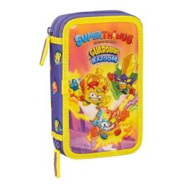 Plumier Doble SuperThings Guardians of Kazoom Amarillo Morado (28 piezas) Plumier Doble SuperThings Guardians of Kazoom Amarillo Morado (28 piezas)