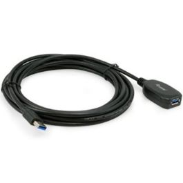 Equip 133346 Cable Alargador Activo USB 3.2 Gen1x1 (3.0) Tipo A Macho-Hembra 5m, 5Gbps, Doble Blindaje, Negro Precio: 26.79000016. SKU: B1DJ3KTLSH