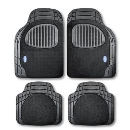 Set de Alfombrillas para Coche Goodyear GOD9024 Universal Negro (4 pcs)