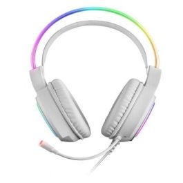 Auriculares Gaming con Micrófono Mars Gaming MHRGB/ Jack 3.5/ Blancos Auriculares Gaming con Micrófono Mars Gaming MHRGB/ Jack 3.5/ Blancos