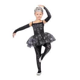 My Other Me Disfraz Bailarina Esqueleto con Tiara, Vestido, Mitones y Mallas Talla 10-12 Años My Other Me Disfraz Bailarina Esqueleto con Tiara, Vestido, Mitones y Mallas Talla 10-12 Años