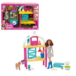 Barbie Hgy88 Muñeca Granja ¡Incuba Huevos! Set con Muñeca, Gallinero, Animales y Plastilina para Niñas +4 Años Precio: 37.50000056. SKU: S2417878