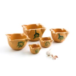 Quid Mortero Loza Prepara 8x5 cm Cerámica Naranja Liso (24 Unidades)