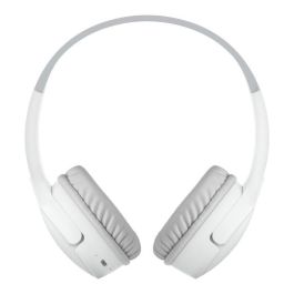Belkin Aud002Btwh Auriculares Inalámbricos para Niños, Bluetooth 5.0, Blanco