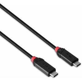 Cable USB-C a USB-C LINDY 37001 Negro 1 m
