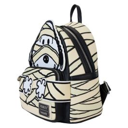 Loungefly Mochila Mini Snoopy Mummy Piel Vegana 26cm con Brillo en la Oscuridad