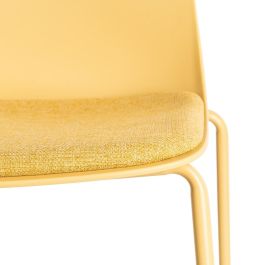 Silla Amarillo Pp-Metal Interior 46 X 51 X 85 cm