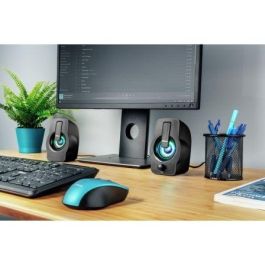 Trust Altavoces Gemi RGB 22948 / 12W / 2.0 Compactos con Iluminación LED RGB para PC y Portátil