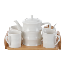Cafe Basicos DKD Home Decor Blanco 20 x 18.5 x 31 cm Set de 6 Precio: 31.69000043. SKU: B12VRDB2A7