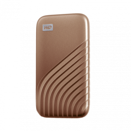 SANDISK MY PASSPORT TM SSD 500GB, GOLD, 1050MB/S READ, 1000MB/S WRITE, PC & MAC COMPATIABLE SANDISK MY PASSPORT TM SSD 500GB, GOLD, 1050MB/S READ, 1000MB/S WRITE, PC & MAC COMPATIABLE