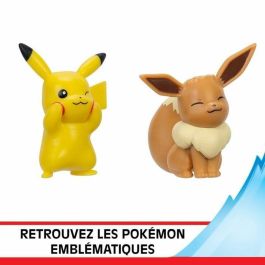 Pack 6 Figuras Pokémon - BANDAI - JW3614 - 5 cm - Batallas Pokémon