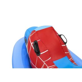 Bestway Figura Hinchable Moto Spiderman 170x84 cm +3 Años Playa y Piscina 98794