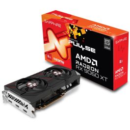 Sapphire 11350-04-20G Tarjeta Gráfica Pulse Radeon RX 9060 XT 8GB GDDR6 AMD RDNA 4 3290 MHz Boost Clock Dual-X Cooling PCIe 5.0 1440P