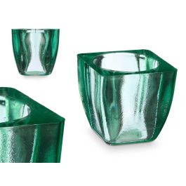 Portavela Vidrio Reciclado Cuadrado Giftdecor 10CM (6 Unidades) Precio: 21.6900002. SKU: B16G9N8CM7